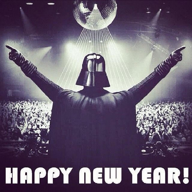 Bonne année de Darth Vader!